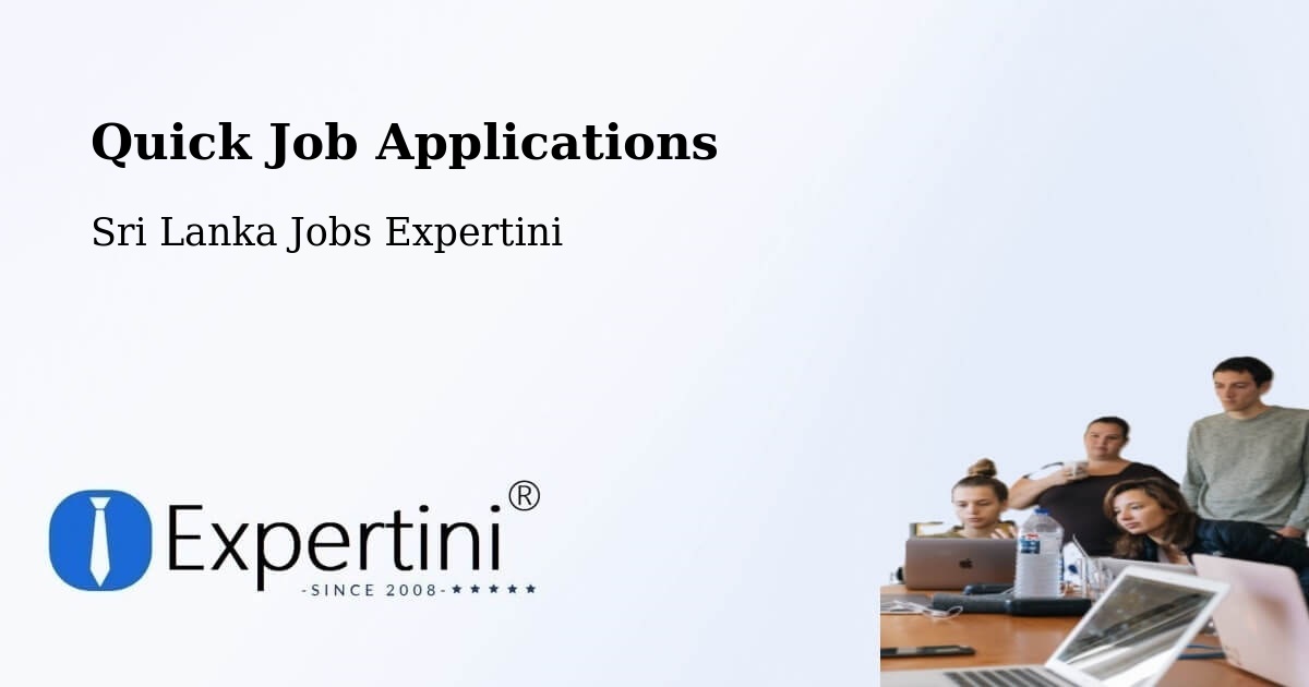 Quick Apply Feature – Colombo - Sri Lanka Jobs Expertini